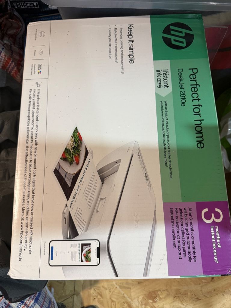 HP DeskJet 2810e Printer - Brand New in Box