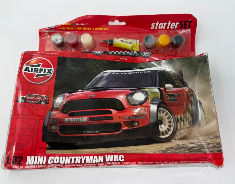 Airfix Mini Countryman WRC No.32 Starter Set Model Kit - Sealed