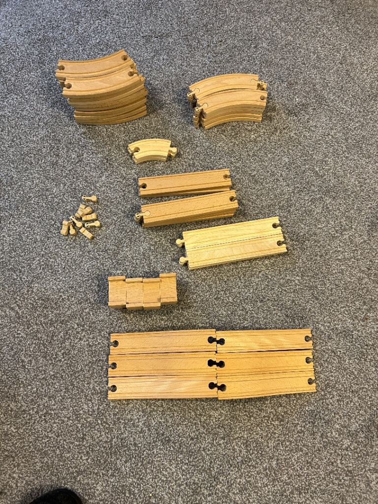 Wooden Train Tracks