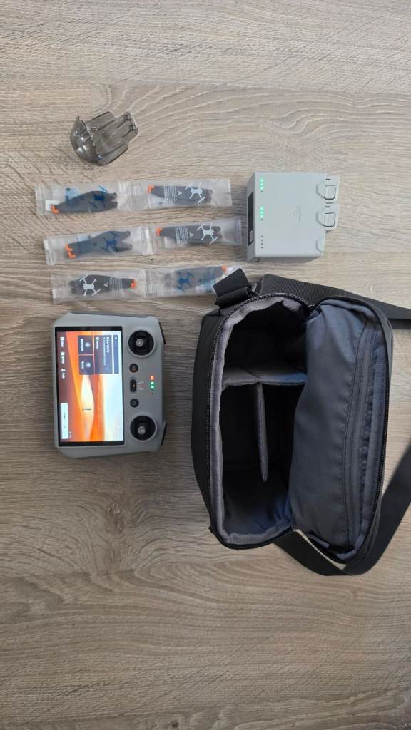 DJI Mini 3 Pro Accessories Bundle – DJI RC Controller + 2 Batteries + Charging Hub + Bag