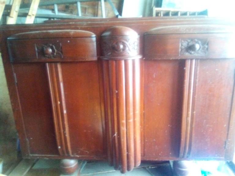 Vintage Wooden sideboard with Drawers