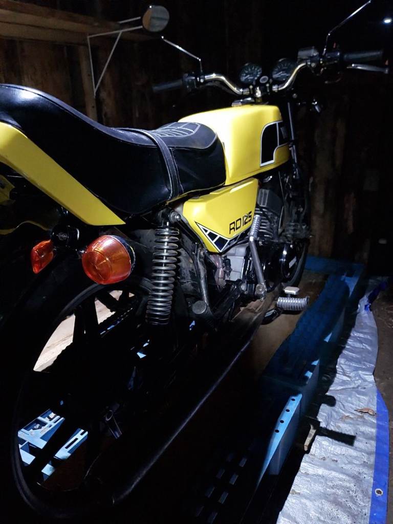Yamaha, 1981,rd125 twin
