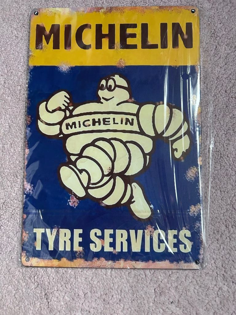 Michelin metal sign brand new 