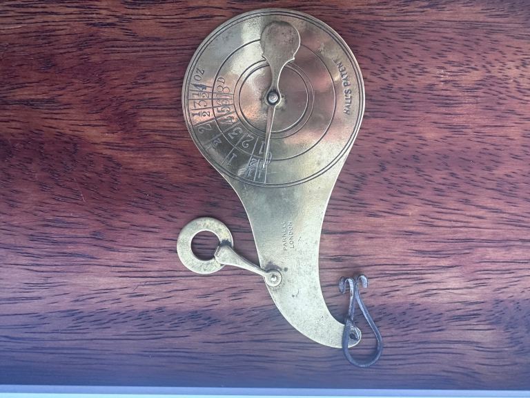 Vintage Parnell London Halls Brass Postal Scales