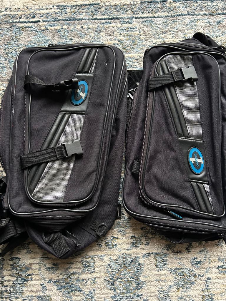 Pair of Oxford Motorbike saddlebags 