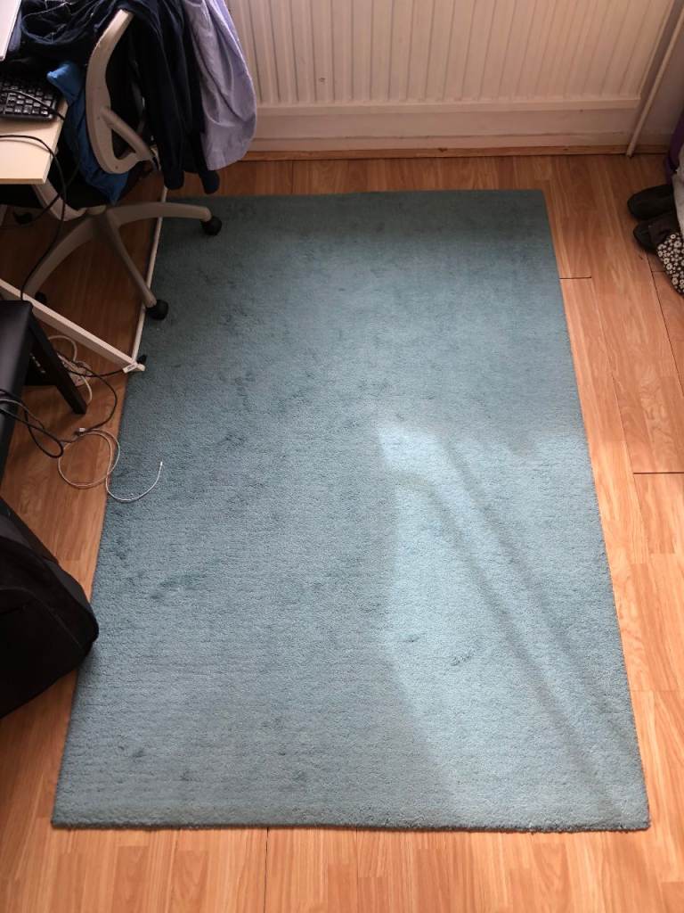 FREE turquoise IKEA rug - great condition 197cmx135xm