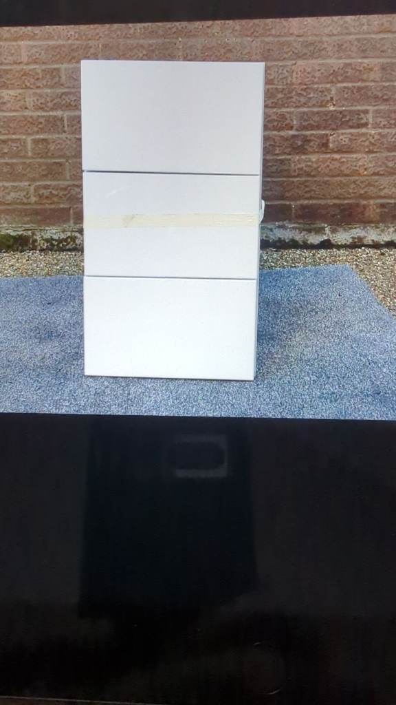 2 X Bathroom 3 drawer base units