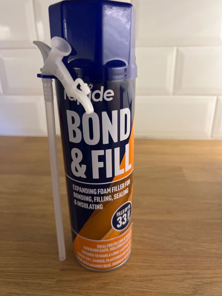 Expanding foam filler 