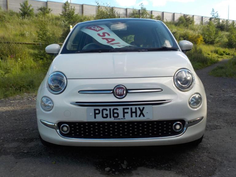 2016 Fiat 500 1.2 Lounge Euro 6 (s/s) 3dr HATCHBACK Petrol Manual