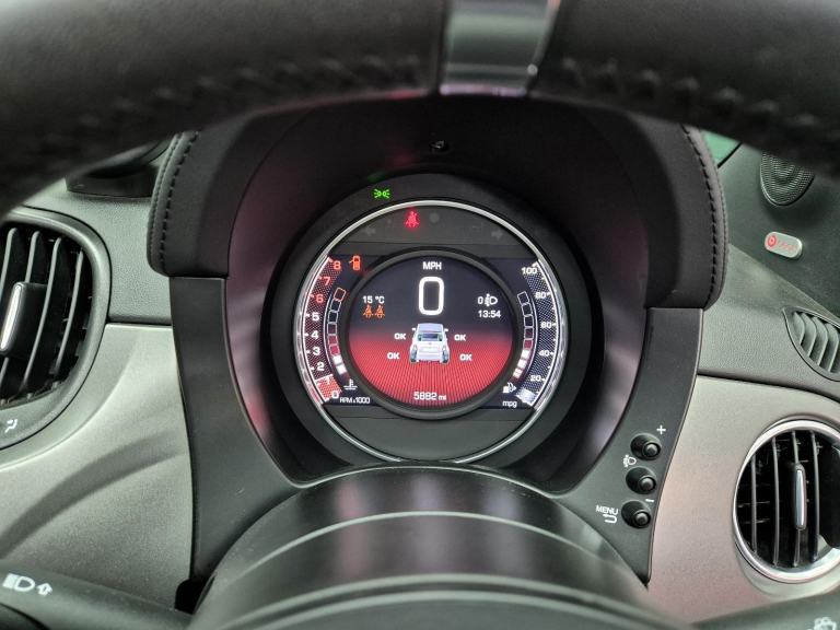 2022 Abarth 595C Turismo Convertible, Leather,Motorhome Tow Car (Braked) A Frame