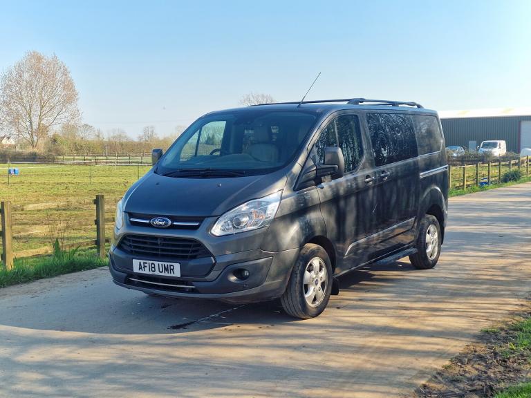 2018 FORD TRANSIT CUSTOM 290 LTD 6 Seat Crew Cab  96k Miles  Spares Repairs
