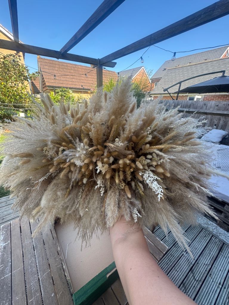 Dried flower arrangements
