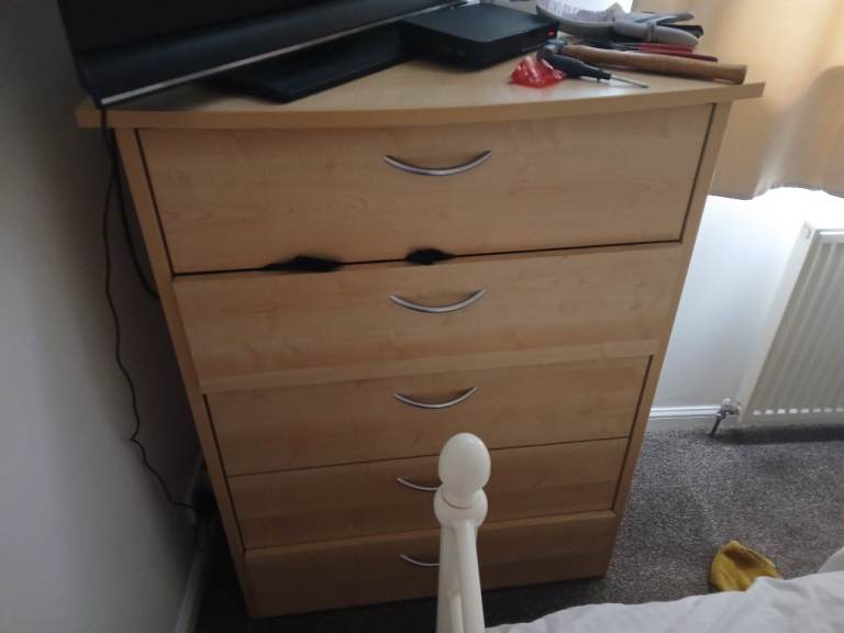 Good condition chest of drawers free