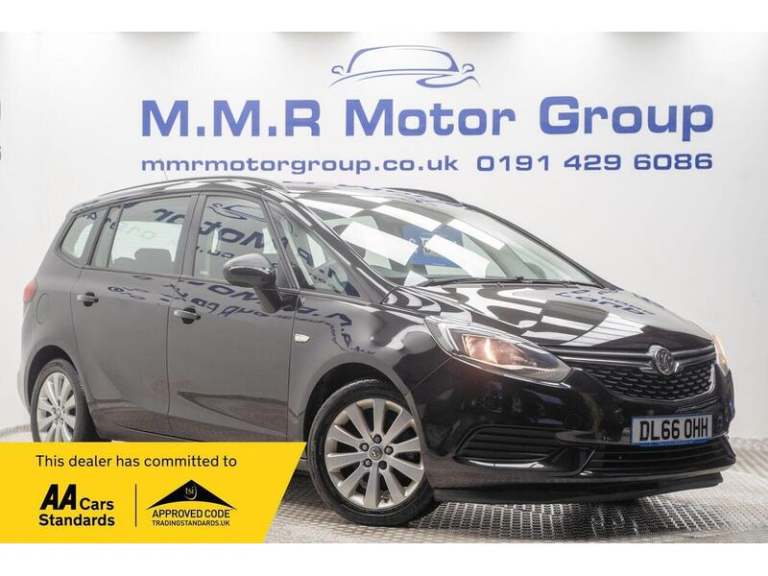 2016 Vauxhall Zafira Tourer 1.4i Turbo Design Euro 6 5dr MPV Petrol Manual