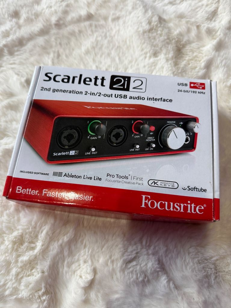 Scarlett 2i2 audio interface 2nd Gen
