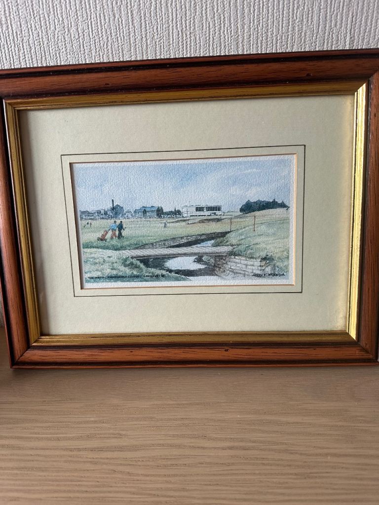 THE MEDAL CHAMPIONSHIP COURSE CARNOUSTIE BY HARRY F.MCGREGOR