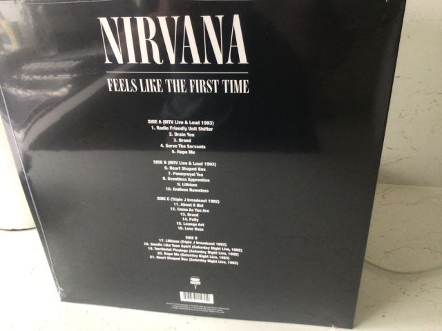 Nirvana 'Feels Like The First Time' Vinyl Record | in Barrhead