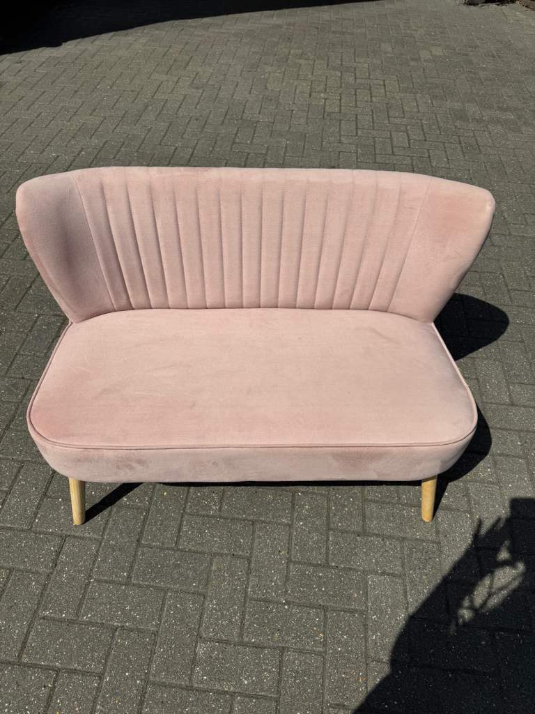 Pink Shell Sofa Salon 2 Seater 