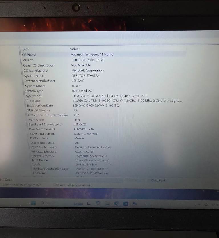Lenovo IdeaPad 3 15IML05 Laptop - Intel Core i3, Windows 11