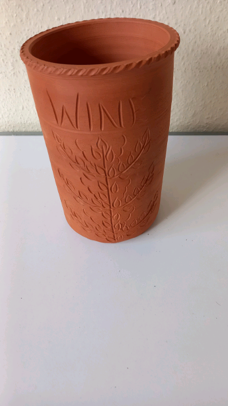Terracotta wine pot