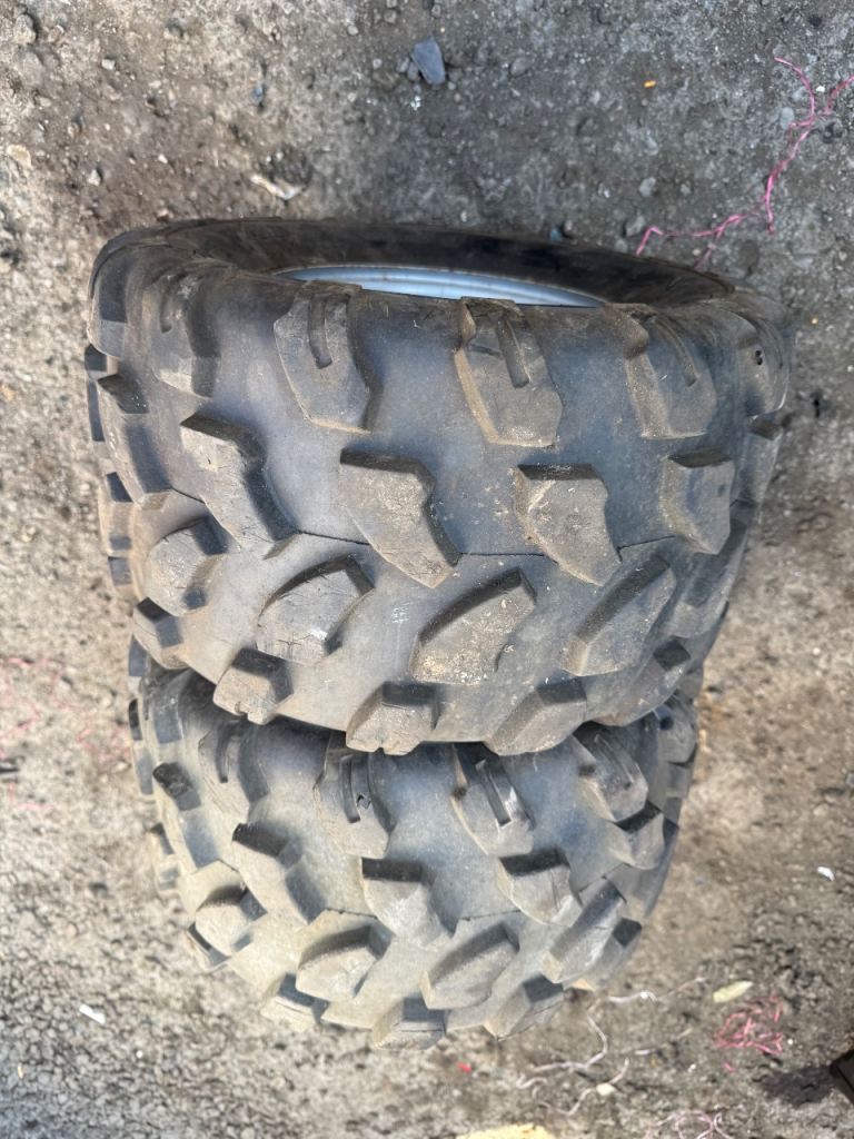 QUAD WHEELS PAIR WITH PERFECT TYRES 