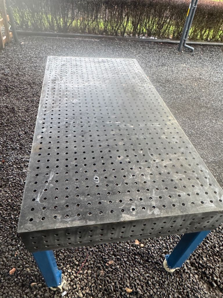 Welding fixture table