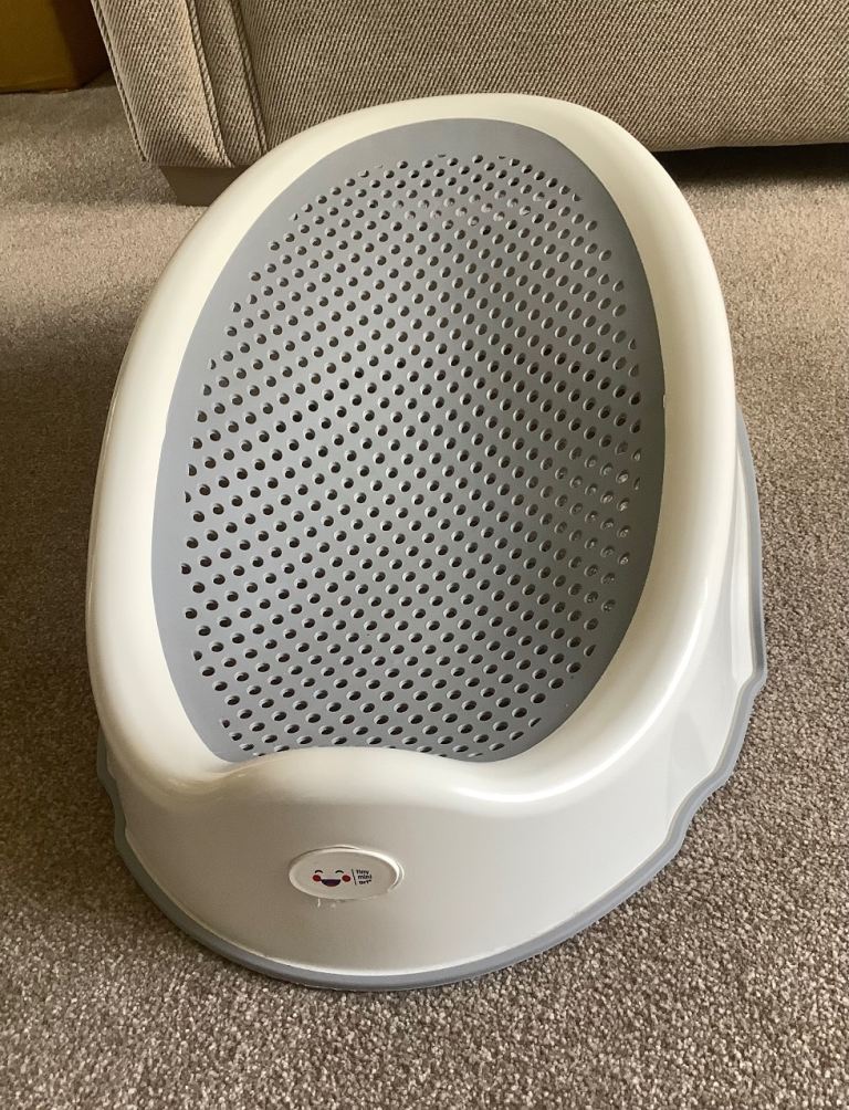  Baby Bath Support Seat – White/Grey
