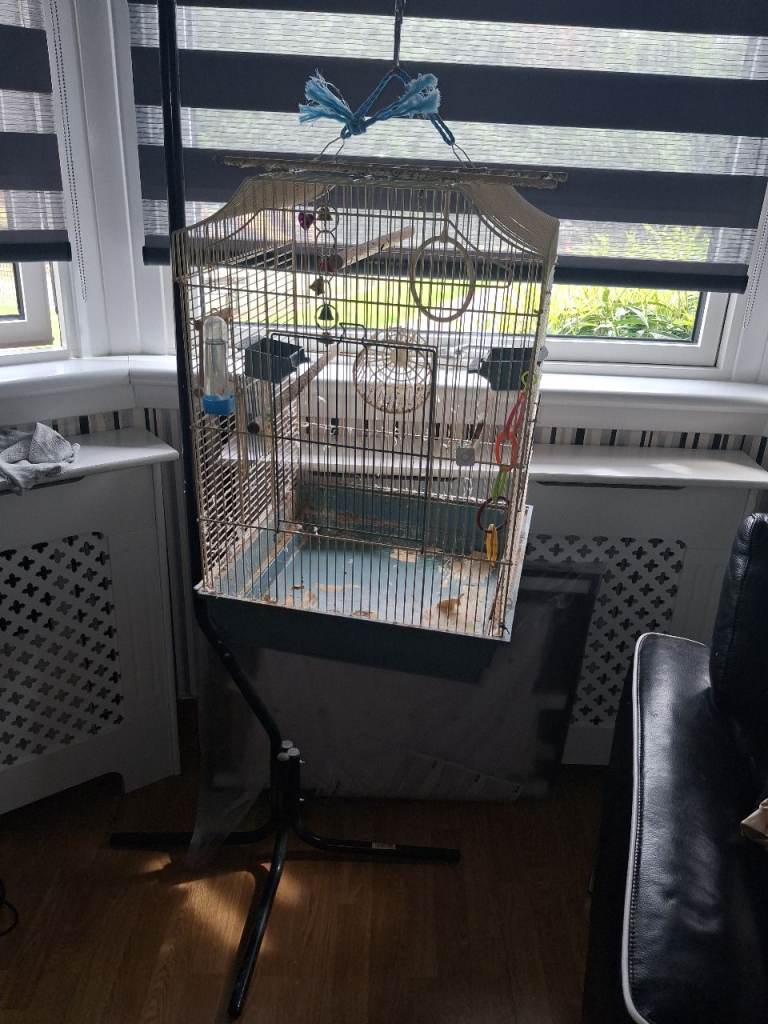 Budgie cage and stand