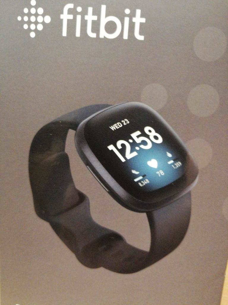Fitbit Versa 3 Smartwatch+GPS Brand New Boxed