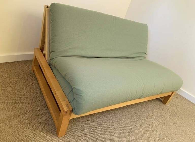 image for sofa futon company Double bed frame MATTRESScover inncluding cover