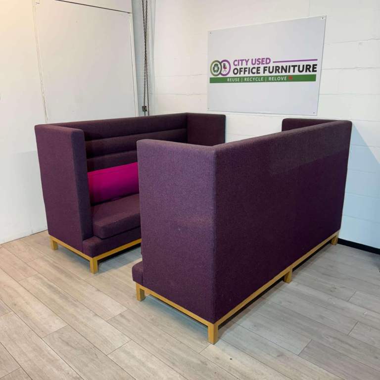 Verco 2-Person Booth, High Back Sofa