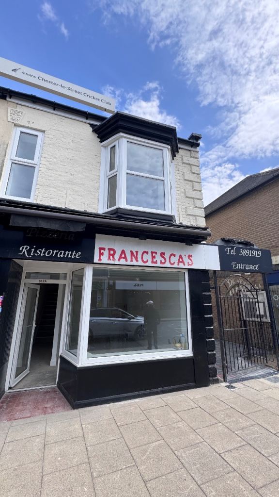 3-floor shop with hot food license to rent- front street, Chester-le-Street