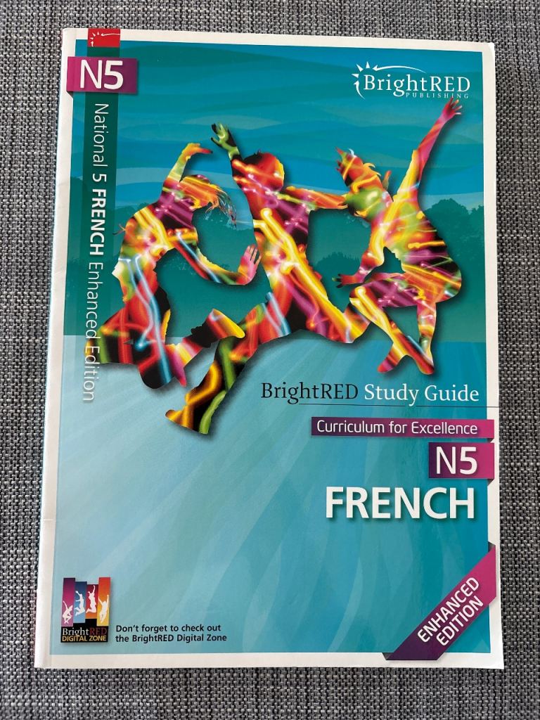 Bright Red National 5 French Study Guide