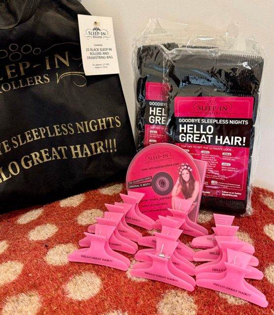 Hello Great Hair Sleep-In Rollers Kit in Tote Bag £10.