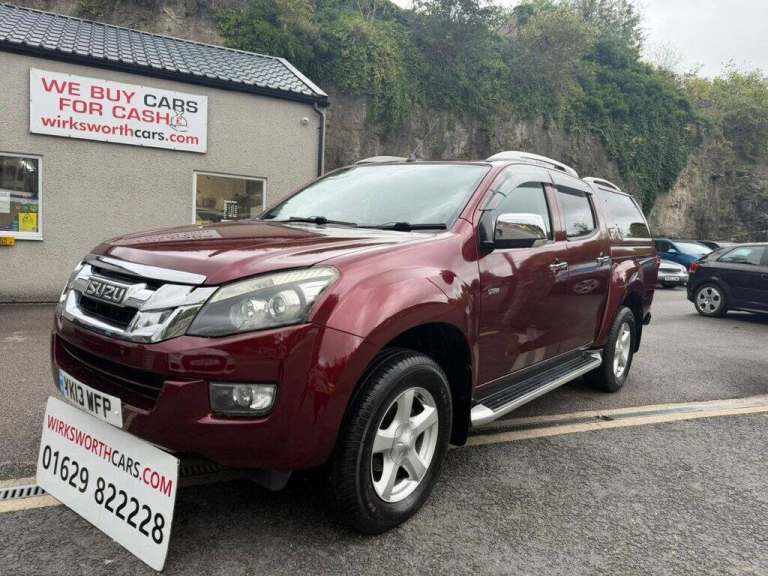 2013 13 ISUZU D-MAX 2.5 TD UTAH PICKUP 4DR DIESEL MANUAL 4X4*9 SERVICES*LEATHER*