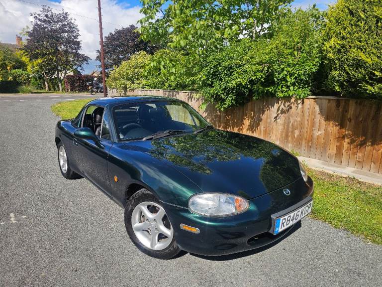 ★MAZDA MX-5 1.8 ★29,000 MILES!!! ★STUNNING EXAMPLE! GREEN MX5+HARDTOP+SOFTOP, REGULARLY GARAGED! 1.8