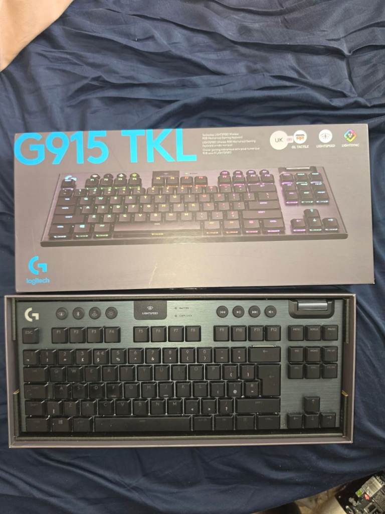 Logitech G G915 LIGHTSPEED TKL Wireless Mechanical Gaming Keyboard
