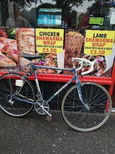 Ernie Clements vintage racing cing bike