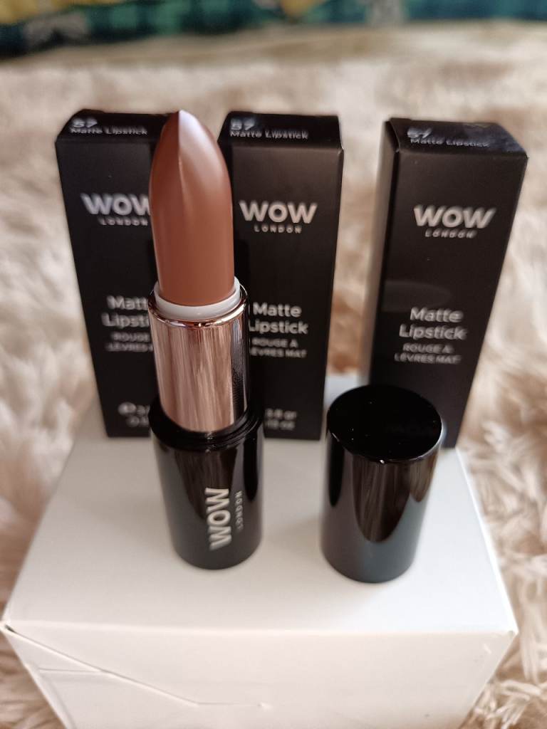WOW London Matte Lipstick - Brand New, Brown Shade