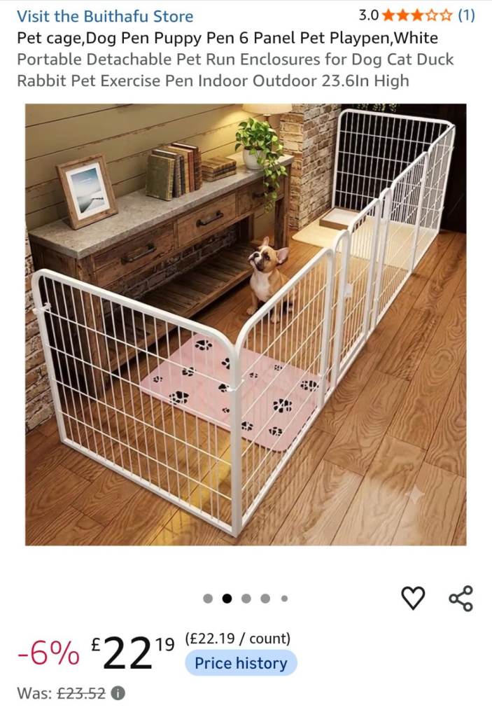 Small animal pet pen 