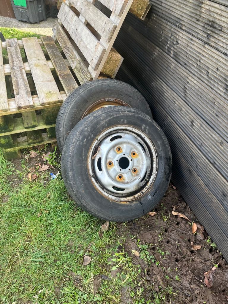 Mk7 transit steel wheels 195/70/15c