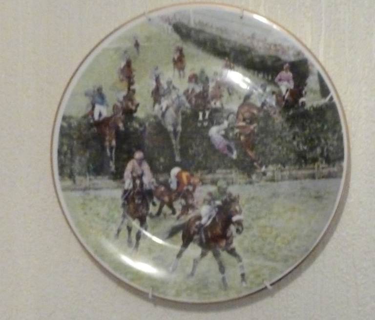 Wall Mounted Horse Racing Plate ( NO TEXTS PLEASE ) 
