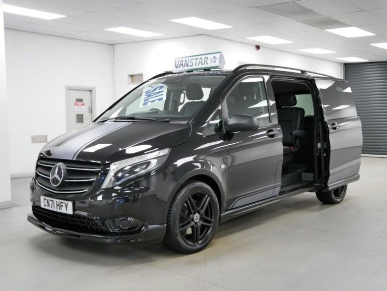 71 MERCEDES VITO 119 2.0 CDI 190 BHP L2 LONG SPORT 9G AUTO 5 SEATER CREWCAB