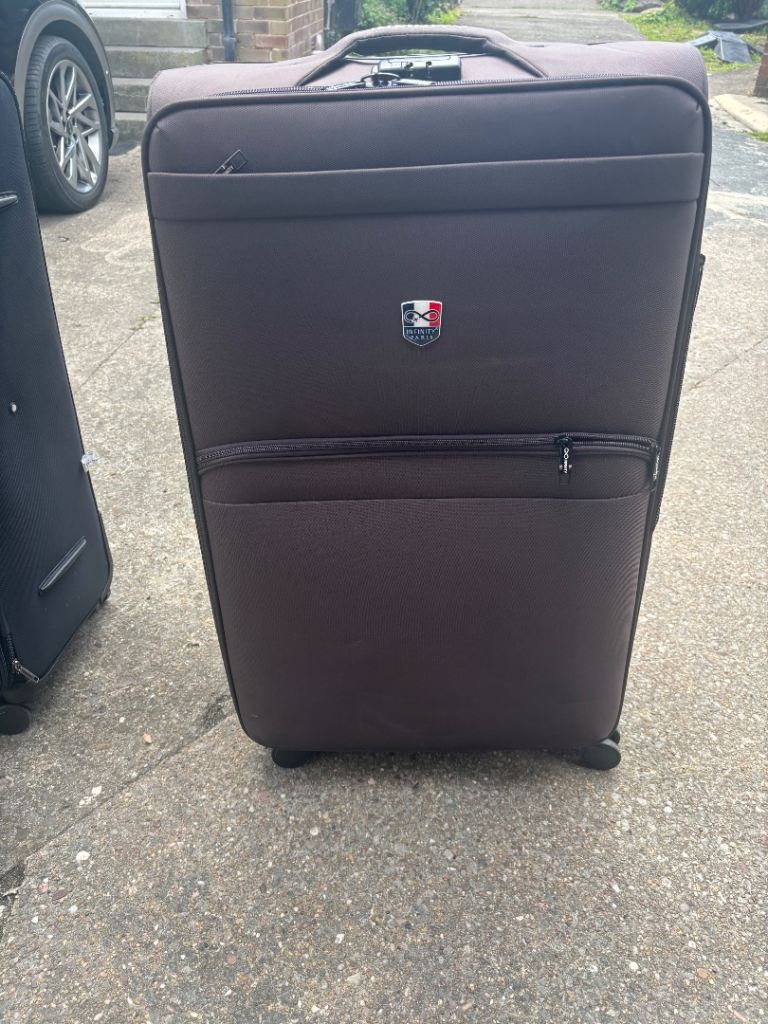 Infinity Brown Suitcase - Good Condition, With Combination Lock