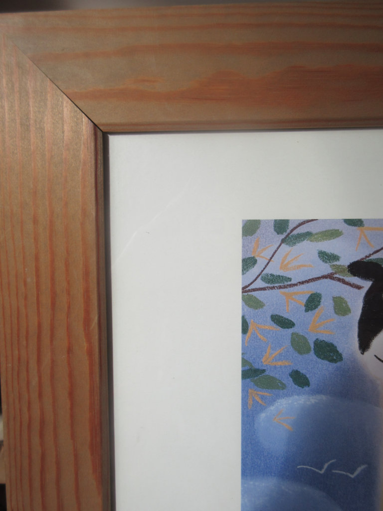 Large print & frame of 'Together' by Mackenzie Thorpe
