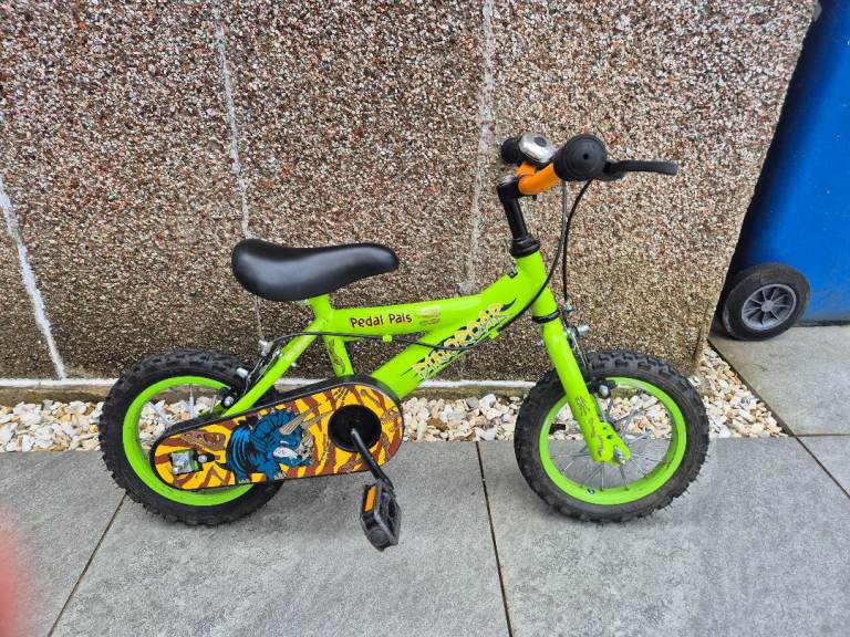 Kids Bright Green Pedal Pals Bike – Good Condition