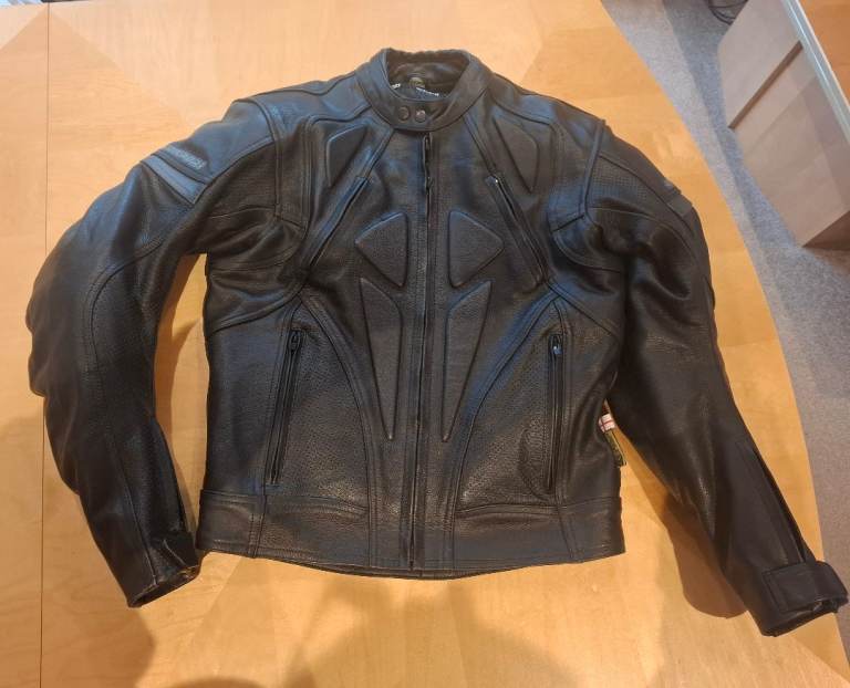 Acesport, leather motorbike jacket 42