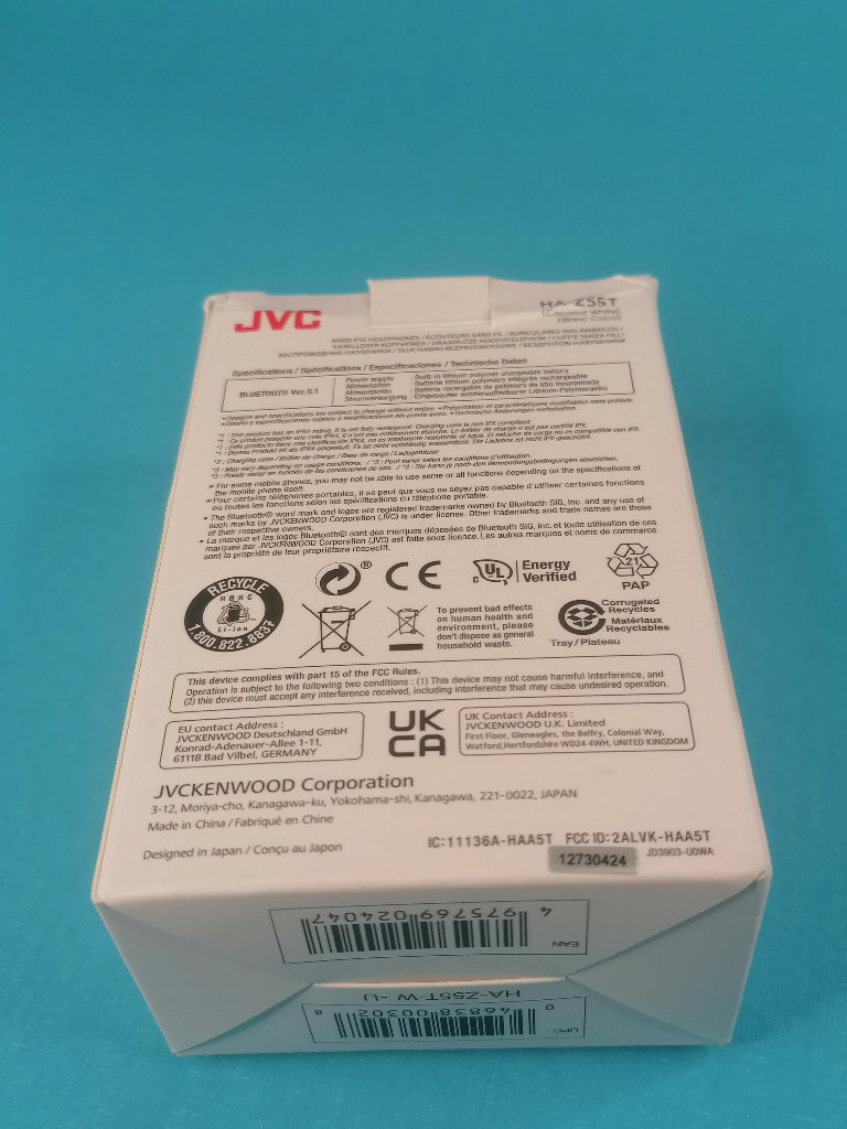 Brand new. JVC Gumy Mini True, Wireless Earbuds, Bluetooth 5.1, Splash Protection . 