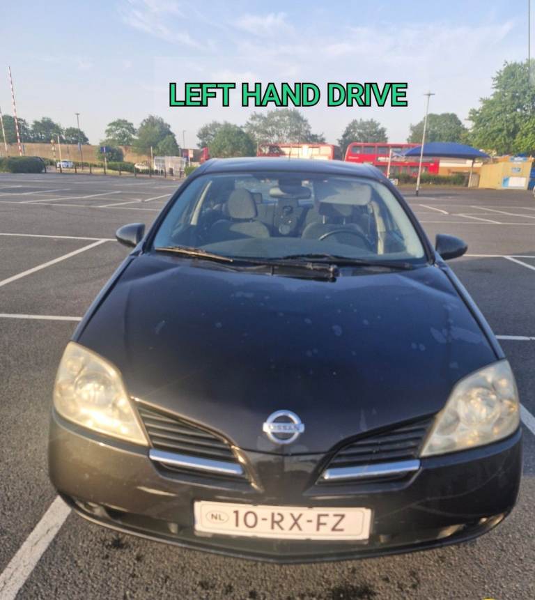 LEFT HAND DRIVE,2005 NISSAN PRIMERA, PETROL, HATCHBACK, SATNAV, CAMERA , 6 SPEED ,LHD