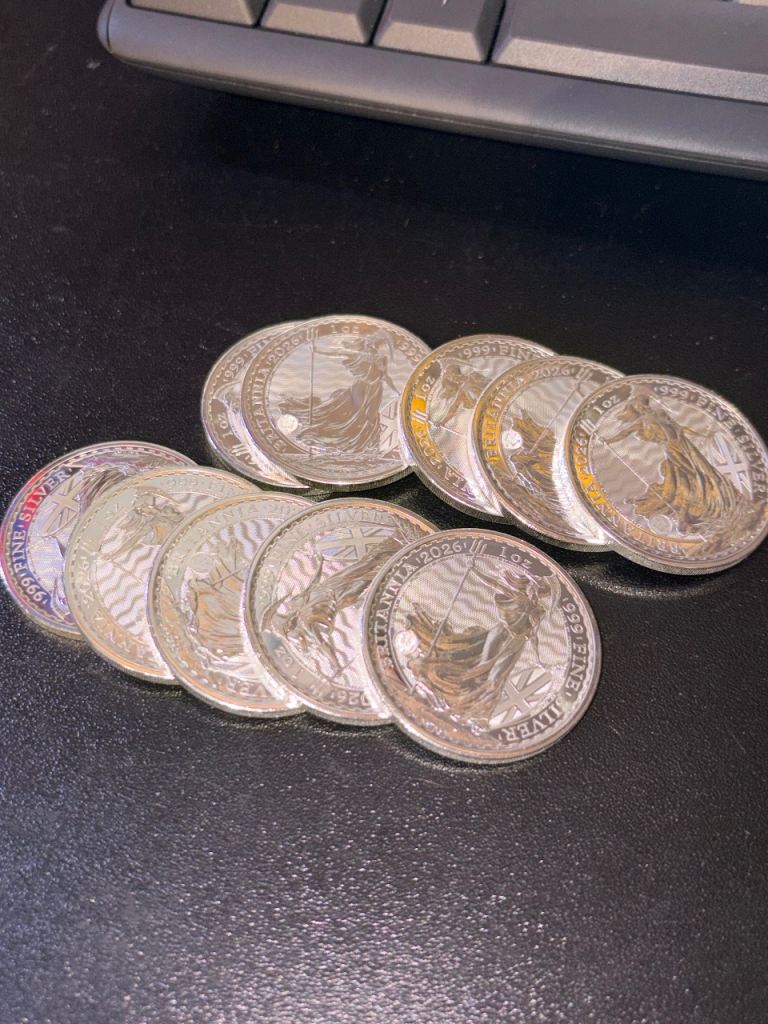 10 x 2026 1 oz Britannias 